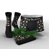 Pachet de Crăciun Boxeri pentru Bărbați + Ciorapi și Caciula B1