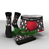 Pachet de Crăciun Boxeri pentru Bărbați + Ciorapi și Caciula B1